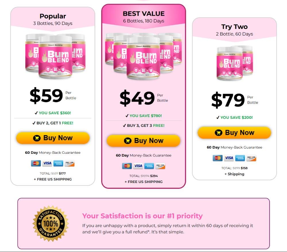 Buy BurnBlend Supplement