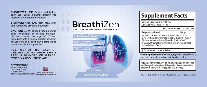 BreathiZen Ingredients