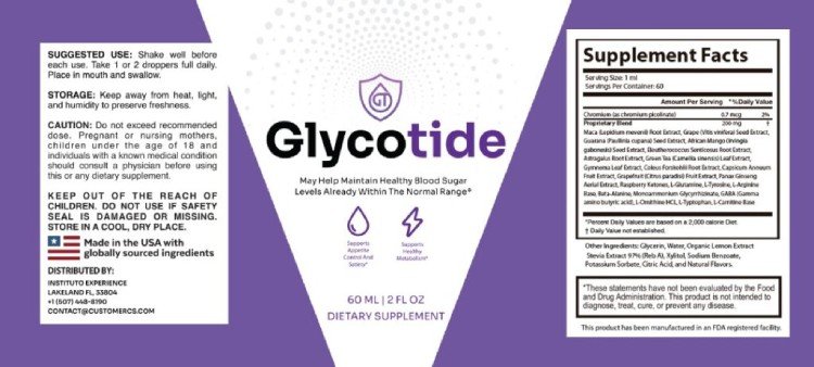GlycoTide Ingredients