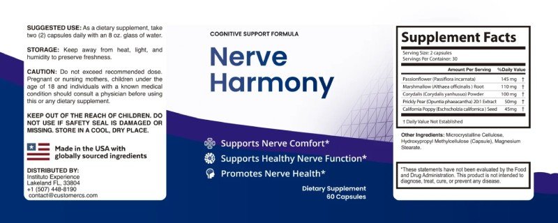 NerveHarmony Ingredients