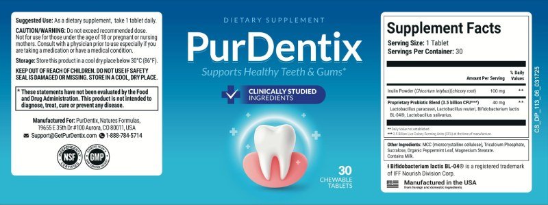 PurDentix Supplement Ingredients