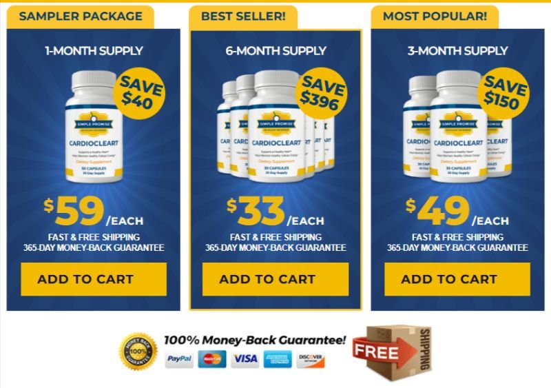 Cardio Clear 7 Order