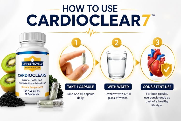 How to Use Cardio Clear 7 Supplement