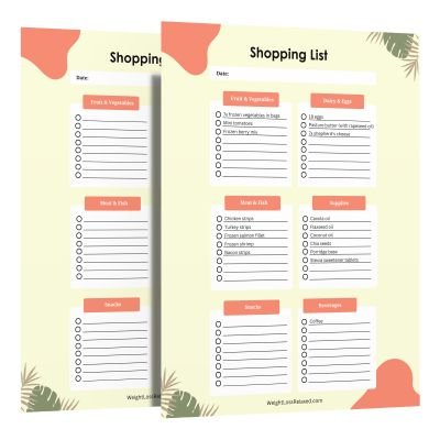 14-Day Shopping List
