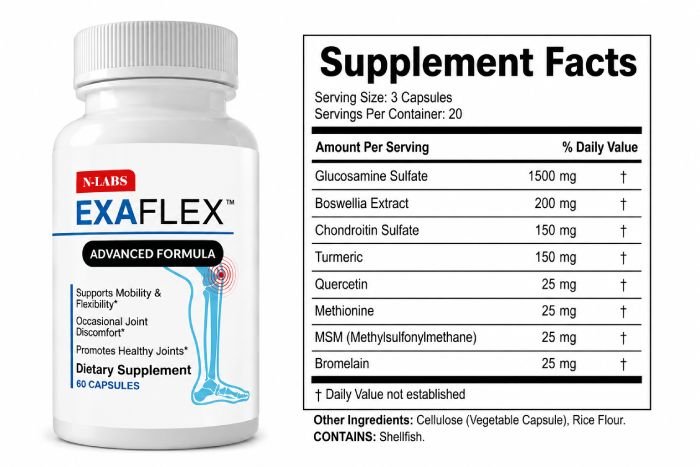 ExaFlex Ingredients