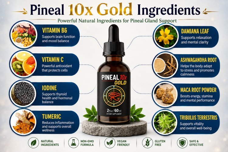 Pineal 10x Gold Ingredients