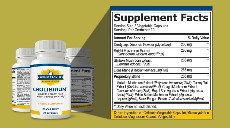 Cholibrium supplement Ingredients