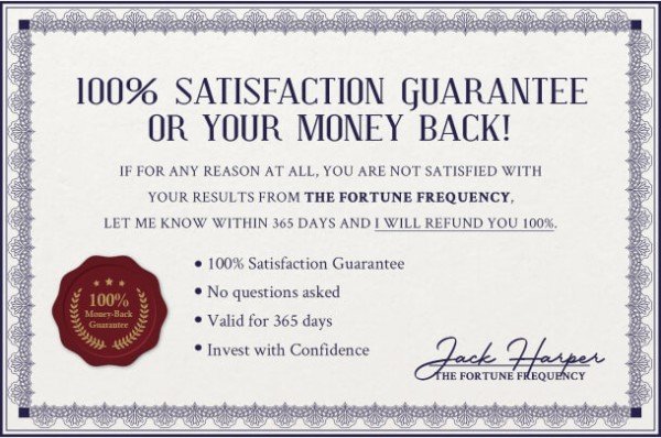 The Fortune Frequency Money Back